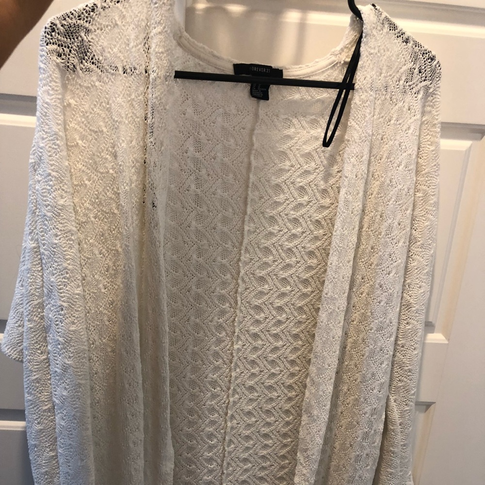 Cream cardigan